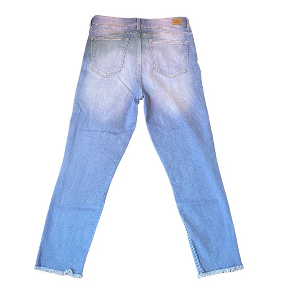 JORDACHE HIGH-WAISTED Med-Light Stretch Jeans Size12 - Picture 3 of 13